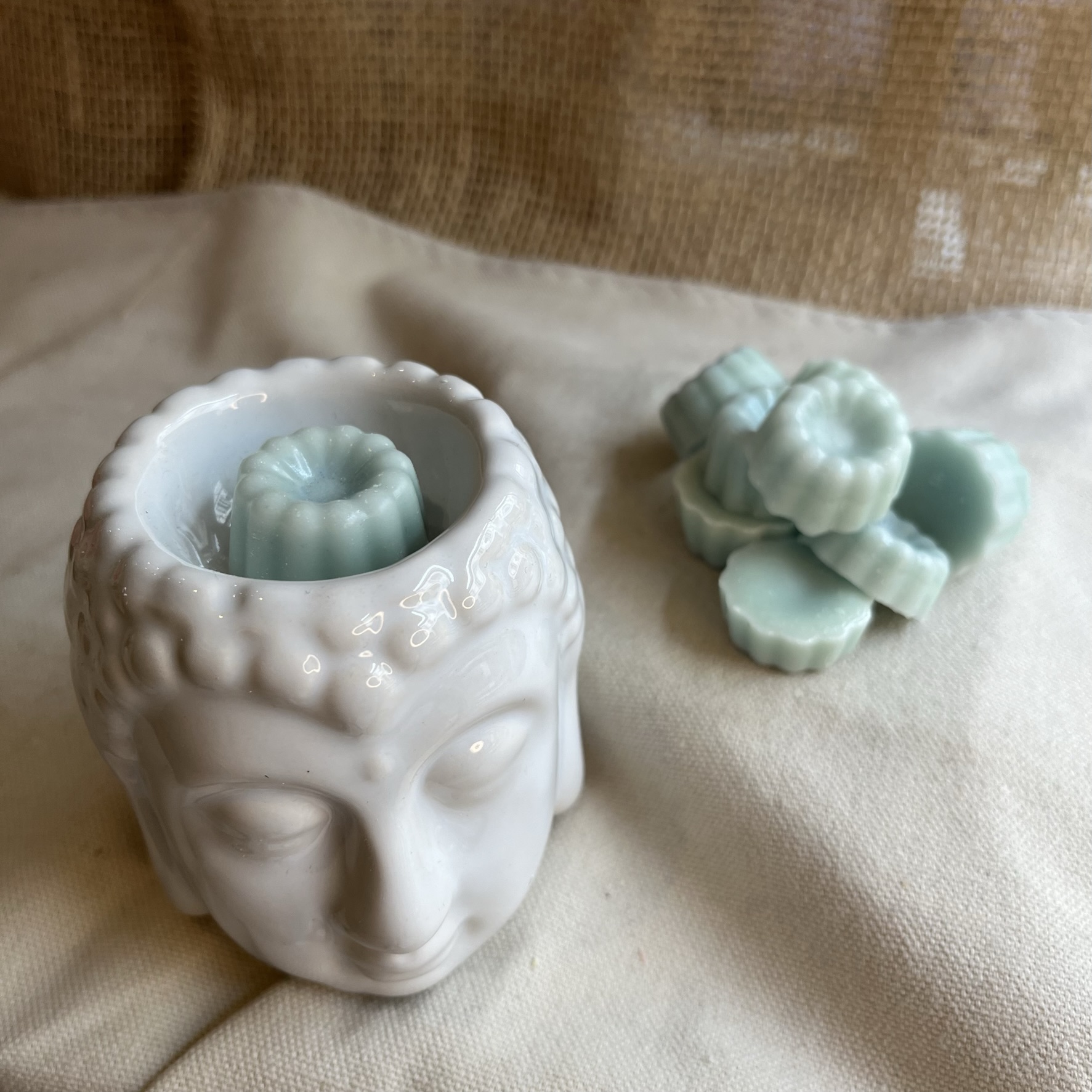 Lots de 2 fondants de bougie - Marine