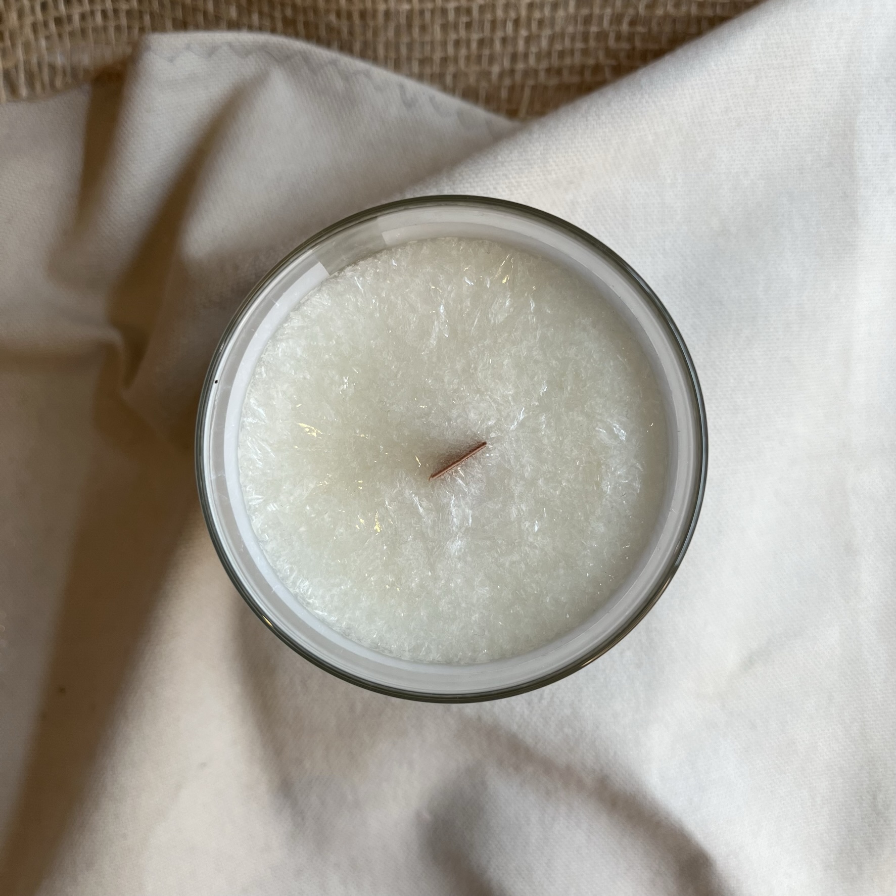 Bougie mèche de bois - Ambre – Image 3