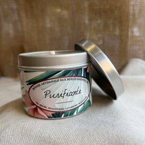 Bougie huiles essentielles - Purifiante