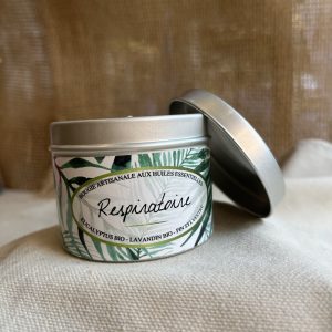 Bougie huiles essentielles - Respiratoire